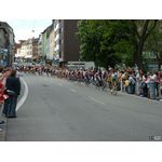 Die Spitze des Fahrerfeldes erwischt