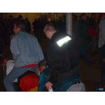 Hoppe Hoppe Reiter vorm Stadion